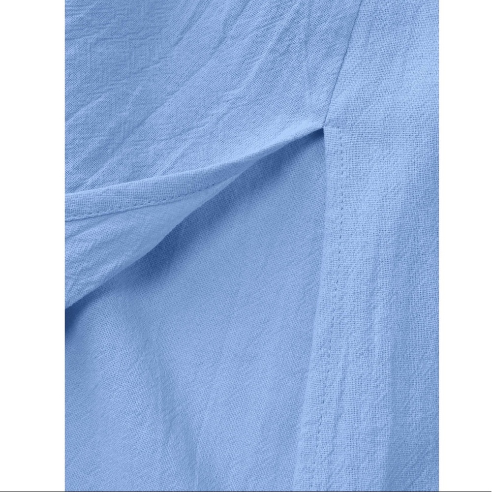 CIDER Light Blue Corset Midi Dress Med - Picture 6 of 12